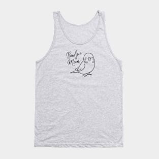 Budgie Mom Line Art Tank Top